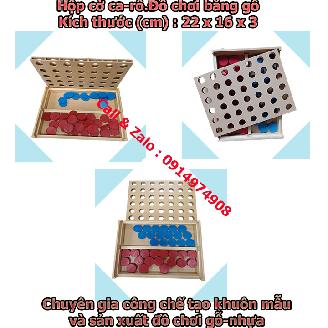 Bộ chơi cờ ca rô bằng gỗ-Sản xuất đồ chơi giáo dục bằng gỗ theo y/c
