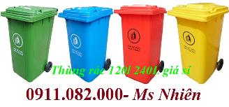 Vĩnh Long- nơi bán thùng rác giá rẻ- thùng rác y tế, thùng rác 120L 240L 660L- lh 0911082000