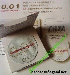 Bao cao su Sagami Original 0.01mm mỏng vô đối