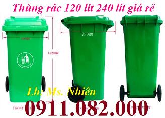 Cung cấp thùng rác đạp chân, thùng rác y tế, thùng rác 120L 240L giá rẻ tại hồ chí minh-lh 091108200