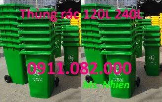 Nơi sỉ và lẻ và lẻ giá rẻ thùng rác 120l 240l 660- thùng rác nhựa giá rẻ tại tiền giang-lh 091108200