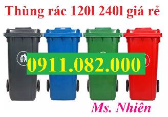 Thùng rác 120l 240l 660l giá rẻ- thùng rác- thùng rác giá tốt nhất hiện nay-lh 0911082000
