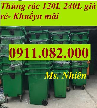  Thùng rác thông minh giá tốt hiện nay-thùng rác 120L 240L 660L giá rẻ- lh 0911082000