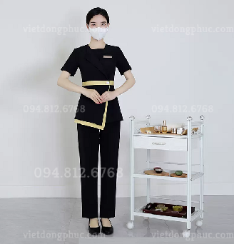 Mẫu đồng phục spa nữ  giá tốt tại Hà Nội - Thiết kế độc quyền 