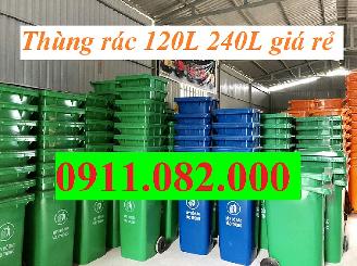 Bỏ sỉ thùng rác 120 lít 240 lít  660 lít giá tốt nhất tại miền nam- thùng rác các loại- lh 091108200