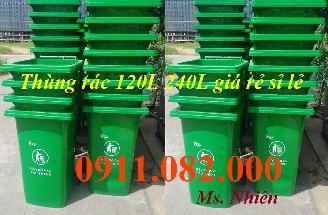  Sỉ thùng rác giá rẻ- thùng rác 120 lít 240 lít 660 lít giá sỉ tốt nhất miền tây- lh 0911082000