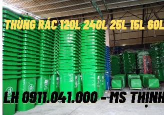Thùng rác phân loại rác-thùng rác 120lit 240lit lh 0911.041.000