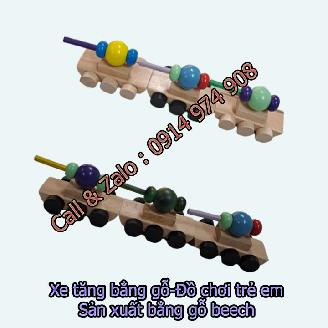Đồ chơi xe tăng-Chuyên sản xuất đồ chơi gỗ thông / tràm/ beech theo yêu cầu