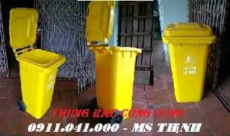 Kinh doanh thùng rác 120lit 240lit gọi 0911.041.000