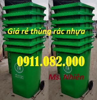 Sỉ lẻ thùng rác 120 lít 240 lít giá rẻ tại cần thơ- giảm giá thùng rác nhựa giá thấp- lh 0911082000