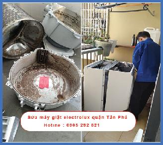 Dịch vụ sửa máy giặt electrolux quận Tân Phú