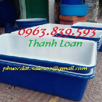 Bán thùng nhựa chữ nhật 1000L rẻ toàn quốc / 0963.839.593 Ms.Loan