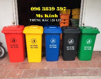 Thùng rác nhựa 120 lít chất lượng giá sỉ toàn quốc - 096 3839 597 Ms Kính